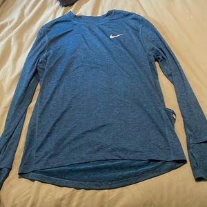 Navy Blue Nike Running Long Sleeve